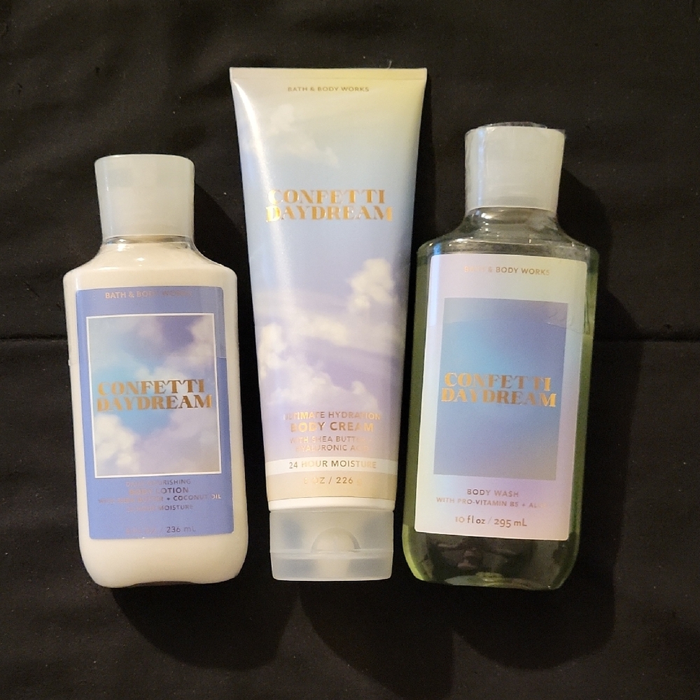 Bath & Body Works Confetti Daydream Body Care Set